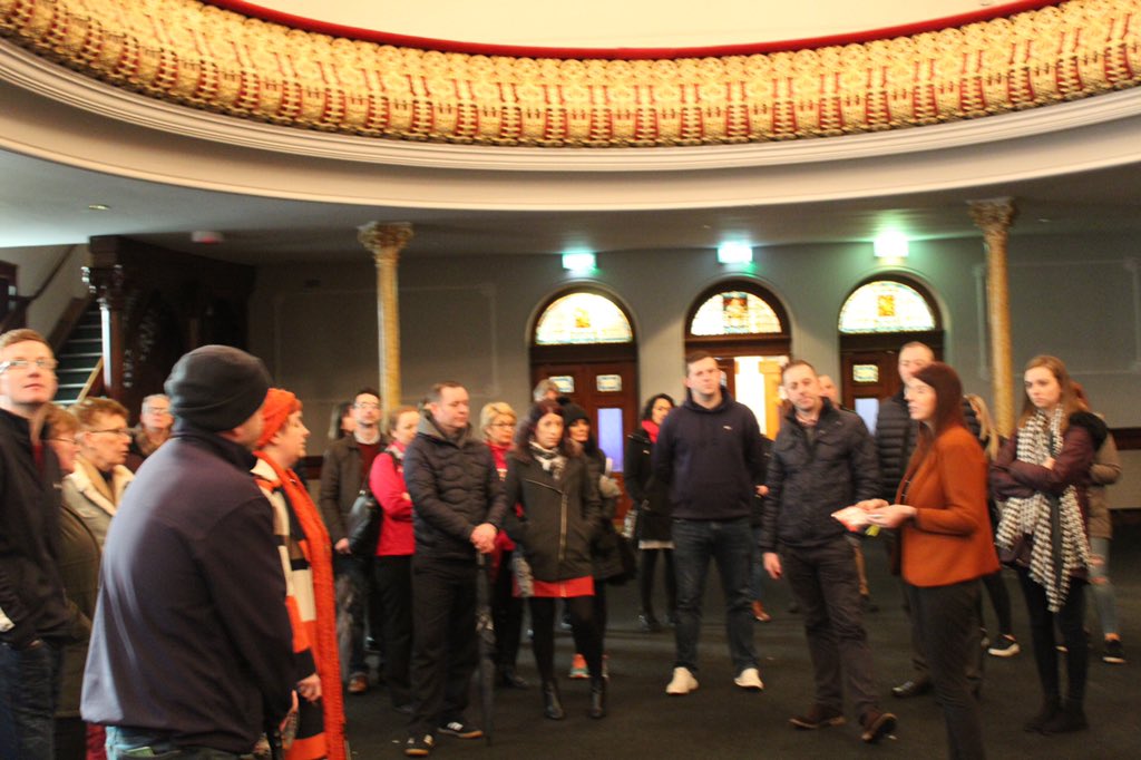 VisitDerryNews's tweet photo. A big thank you to everybody who attended our member #fam trip today, especially @SiegeMuseum @StColumbsHall @MuseumFreeDerry @Sodaandstarch @walledcitybrew @FODCC1853 @darrenjrm29 @dcsdcouncil #VisitDerry https://t.co/TKjQ1P5KDF