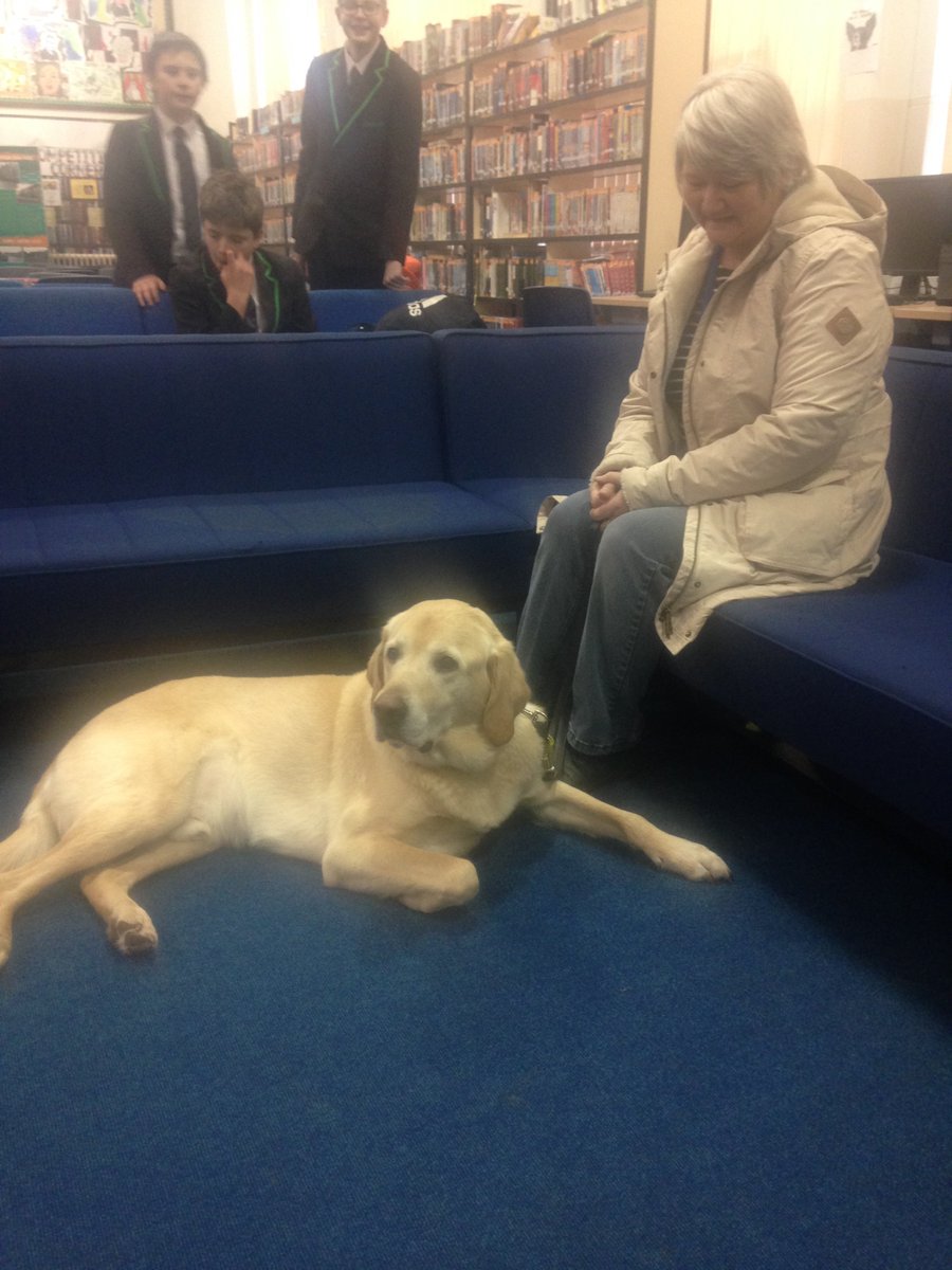 GeorgeEliotLib's tweet photo. We had a lovely visit from Ludo today for a great Library Reading Initiative and he didn't leave so much of himself behind this time, phew.
#MATalk #ReadingForPleasure https://t.co/icDCnKAckX