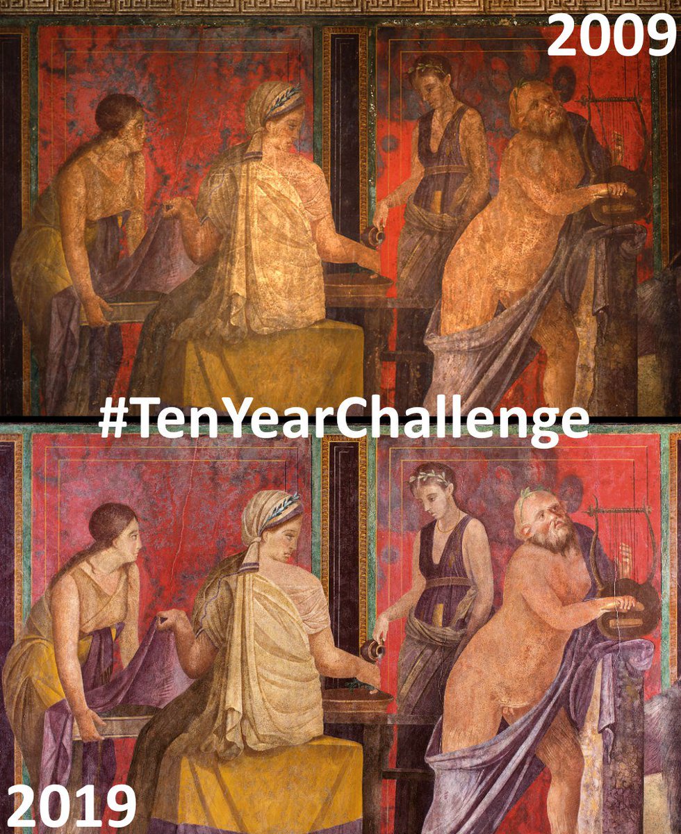 Challenge accepted!
#10yearchallenge - Villa of the Mysteries