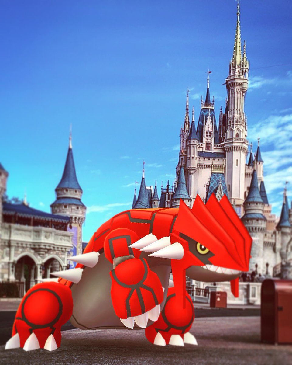 noey1243's tweet photo. #pokehunting #pokemongo #pokemon #disneyworld #disney #castle #groudon #ztdnews #arphotography #pokedisney #pokemonar #arplus https://t.co/KC4Sqq0TBN