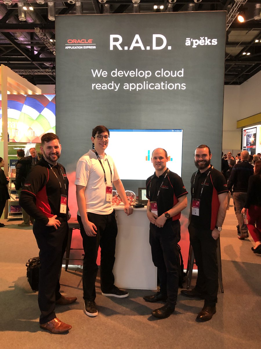 joelkallman's tweet image. The team from @Explorerukltd is “all in” on @OracleAPEX and Cloud at @Oracle OpenWorld London!

cc @Matt_Mulvaney @CSykes_Dev 

#orclapex #OOWLON