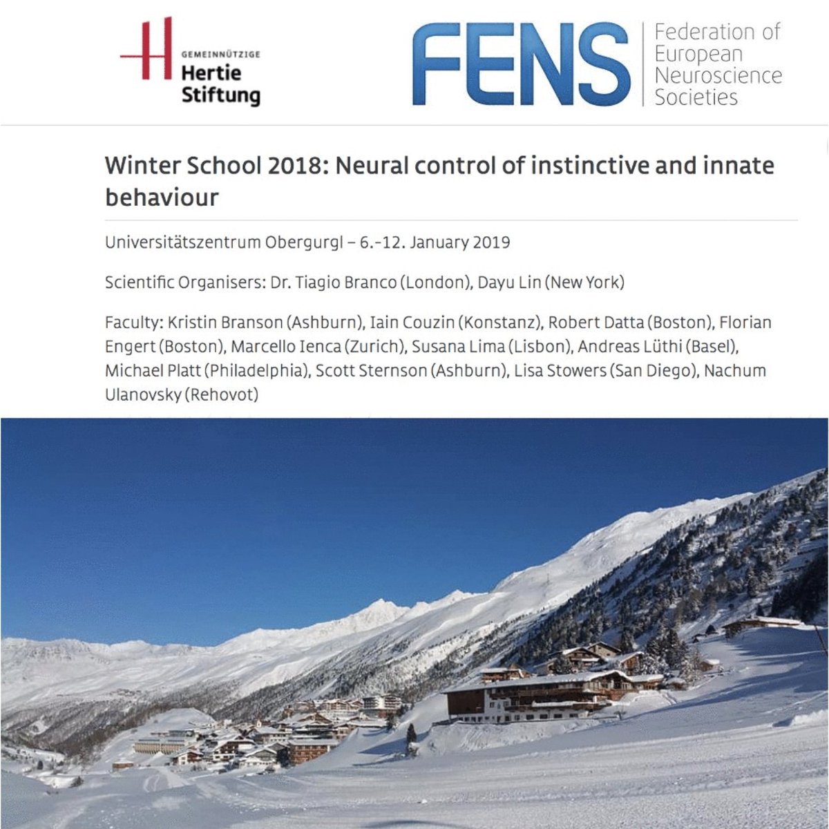 MarcelloIenca's tweet image. The @FENSorg Hertie Winter School on #NeuralControl of instinctive and innate #behaviour has been a blast. Exciting discussions on the science of behavior, including my session on #ethics &amp;amp; @neuroethicsinfo. Kudos to scientific chairs @trabranco &amp;amp; Dayu Lin.