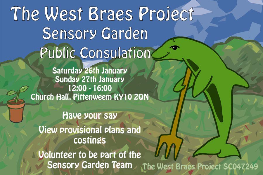TheWestBraes's tweet photo. Our public consultation on the Sensory Garden will take place on 26th and 27th January 2019, 12:00 - 16:00. Come along to see the plans and have your say. Tea and coffee provided https://t.co/OkT1GLvfsI https://t.co/Nm0laRXxRd