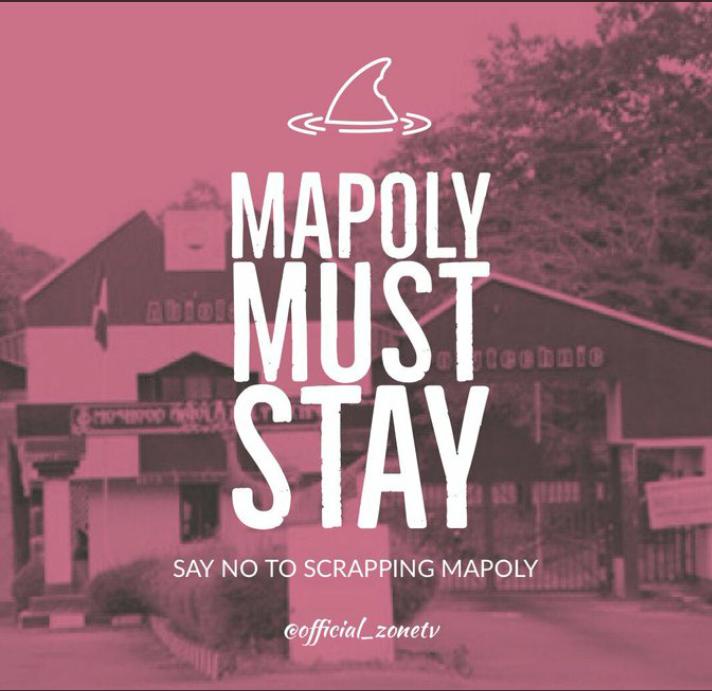 AFO_tech's tweet photo. Why kill a great citadel all because of your political ulterior motives 
#MAPOLYmuststay
#MAPOLYmuststay https://t.co/1JJo6x9E14