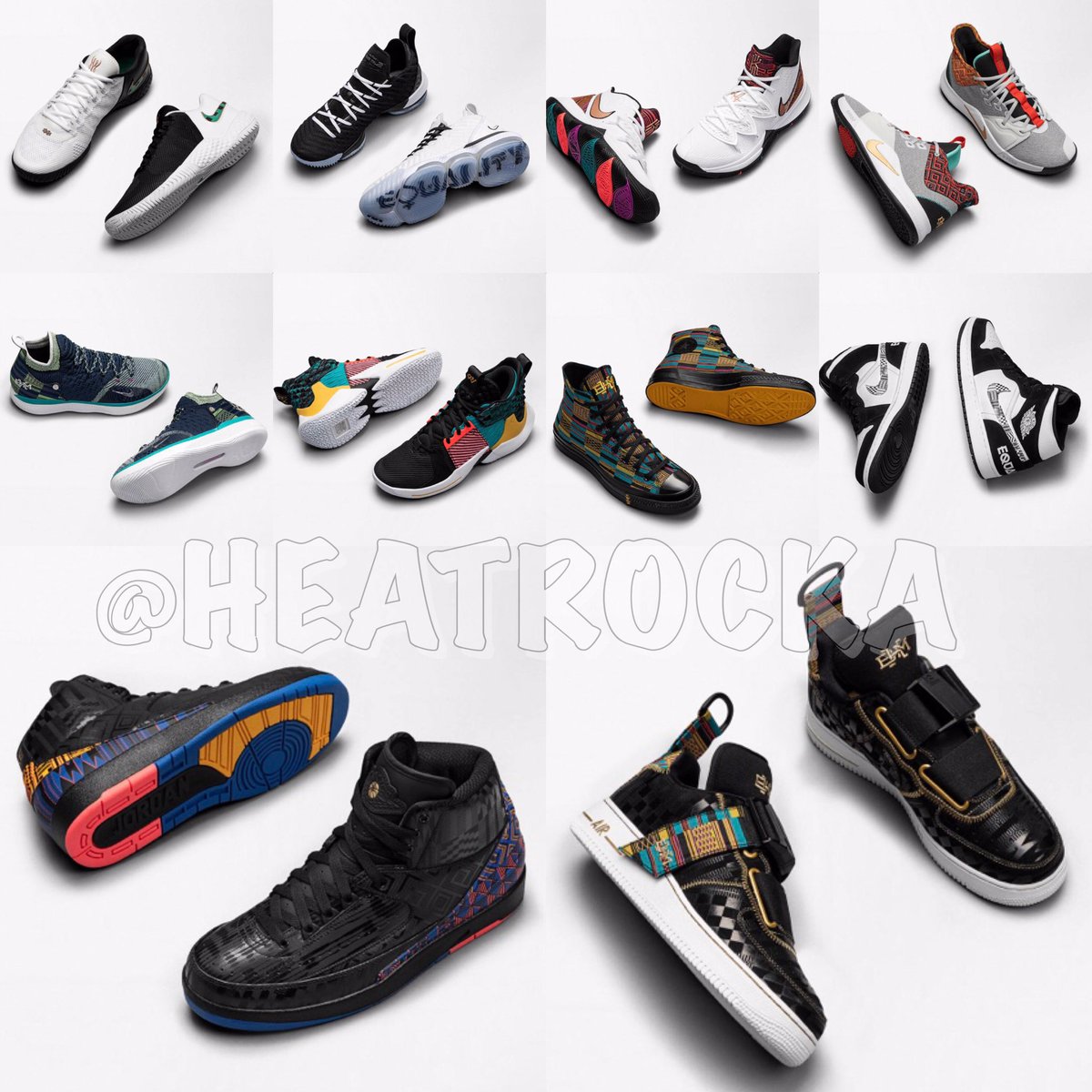 Heatrocka's tweet photo. BHM Full Collection‼️

👣👣Follow Us On IG:@HEATROCKA

@snkr_twitr @SCOOP208 @GSDOUBLEU @HerSoles_23 @kustoo @SBDetroit @SoleCollector @thesolerestocks 
 
#Heatrocka #Ladyheat #Babyheat  #Nike #AirJordan #SneakerHead #KicksOfTheDay #NewPickUp #Kickitwitdd #BlackHistoryMonth https://t.co/8rZ4DTsKZh