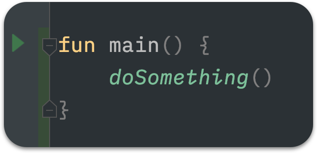 blipinsk's tweet photo. ProTip for @androidstudio/@intellijidea: if you want to quickly test a piece of your @kotlin code, add a *top-level* `main` function. The IDE will let you execute it locally just like it was a unit test. https://t.co/2qov3mumNC