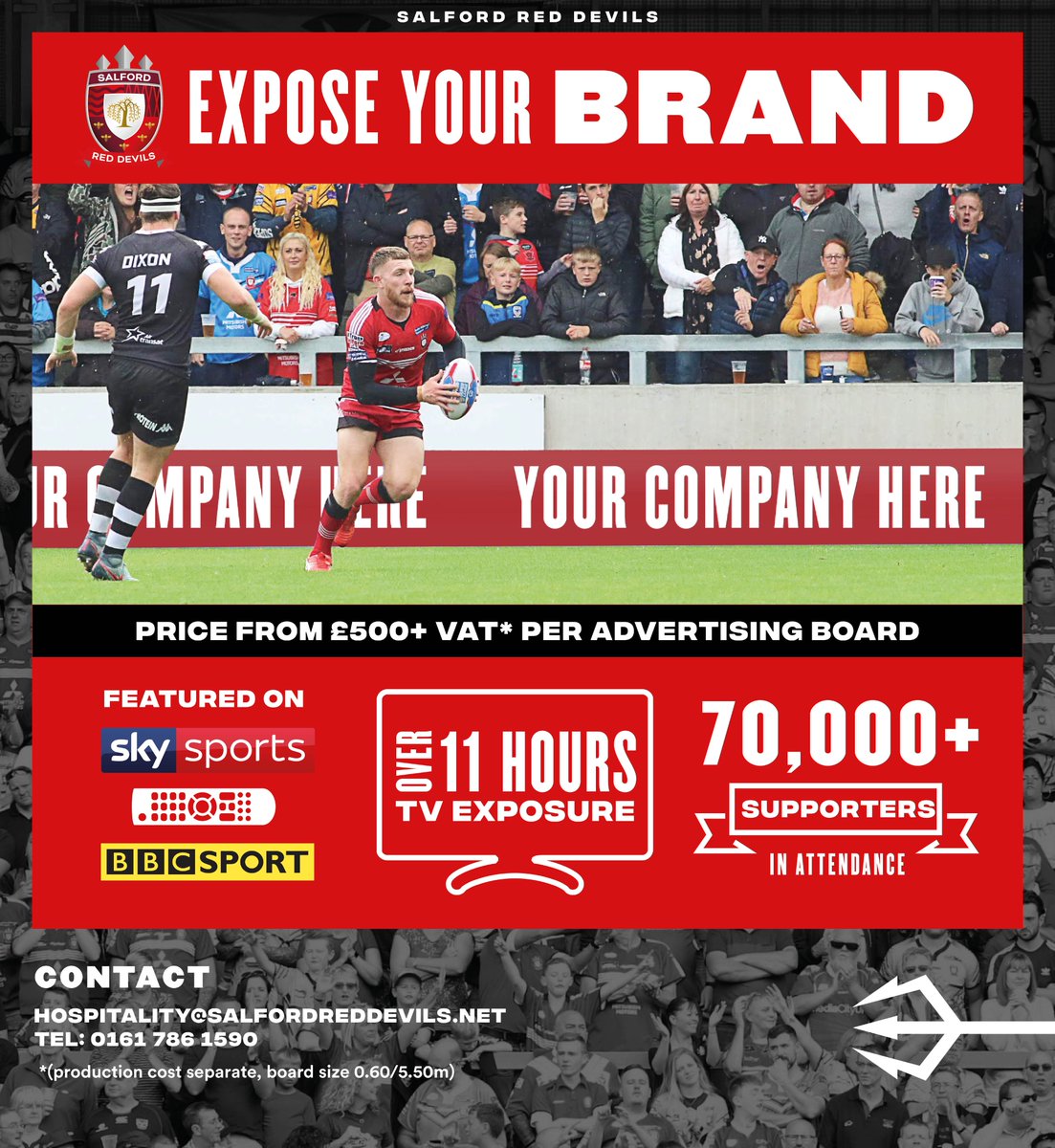 SalfordDevils's tweet photo. 👀 Look at those figures!

👉 Expose your company to thousands of people every week by advertising with @SalfordDevils throughout the 2019 season.

➡️ Hospitality@salfordreddevils.net. 

💪 #TogetherStronger https://t.co/lbeEilTSc5