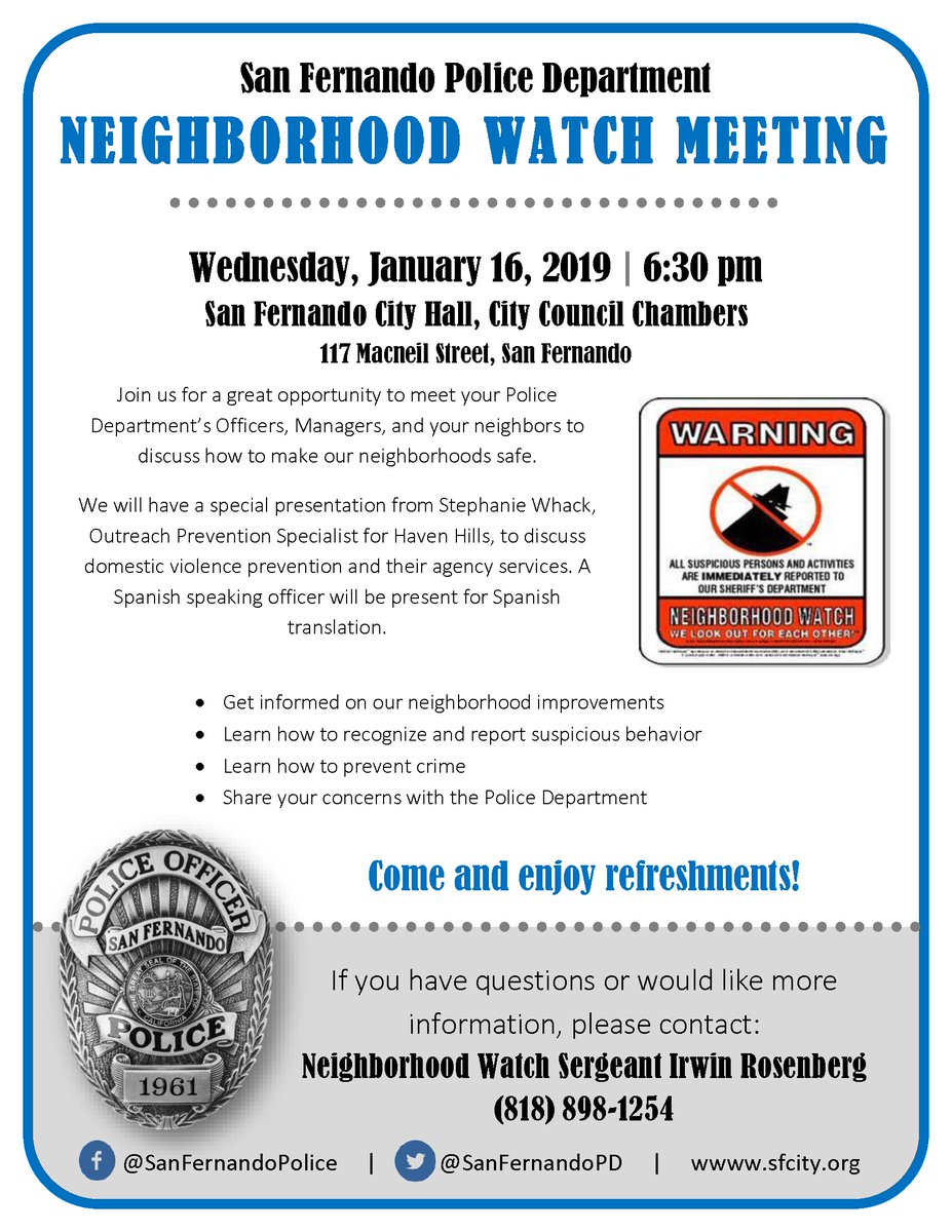 San Fernando Police tweet media