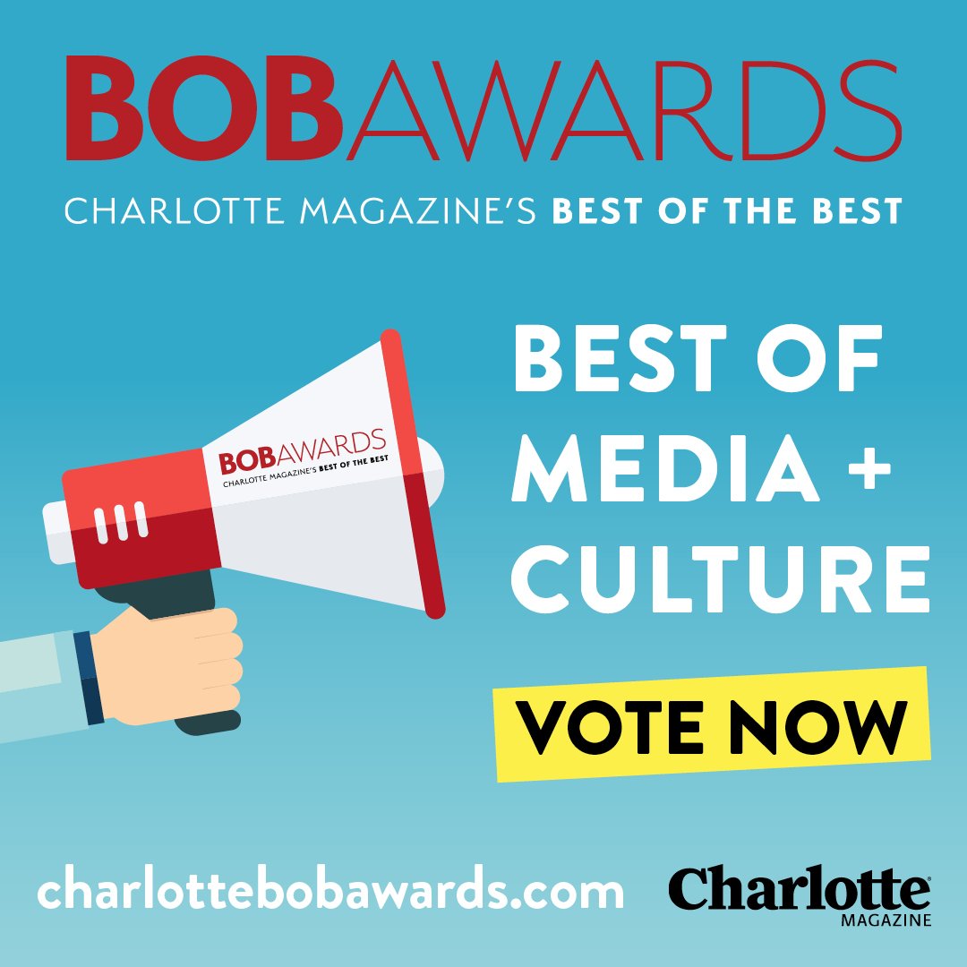 CharlotteMag's tweet image. Have a favorite piece of public art in Charlotte? A must-follow #CLTtwitter feed? Our BOB Awards honor the best of the best in the city, and voting for the Media + Culture category is now open. (Already voted? You can vote once per day!)
📣 Show your love: ow.ly/Ijlf30nkKRR