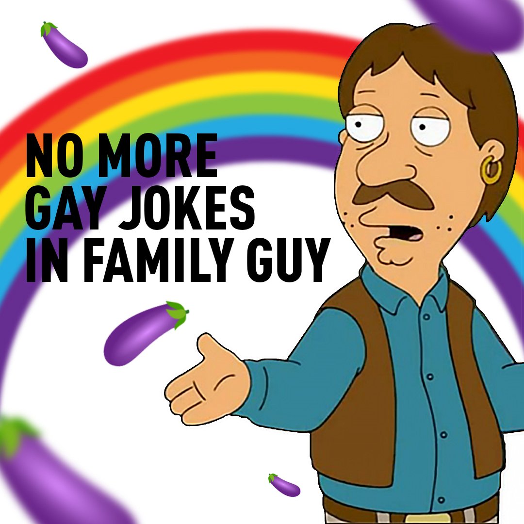 New culture, new rules.
#FamilyGuy will no longer make gay jokes that are deemed as politically incorrect, after producers admit that those lines are unacceptable for today’s audience.