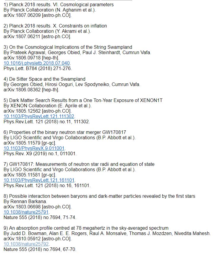 Inspire Hep The Topcited 18 Papers T Co Osgrk23pcq Topcites Inspire Hep The Topcited 18 Papers T Co Osgrk23pcq Topcites