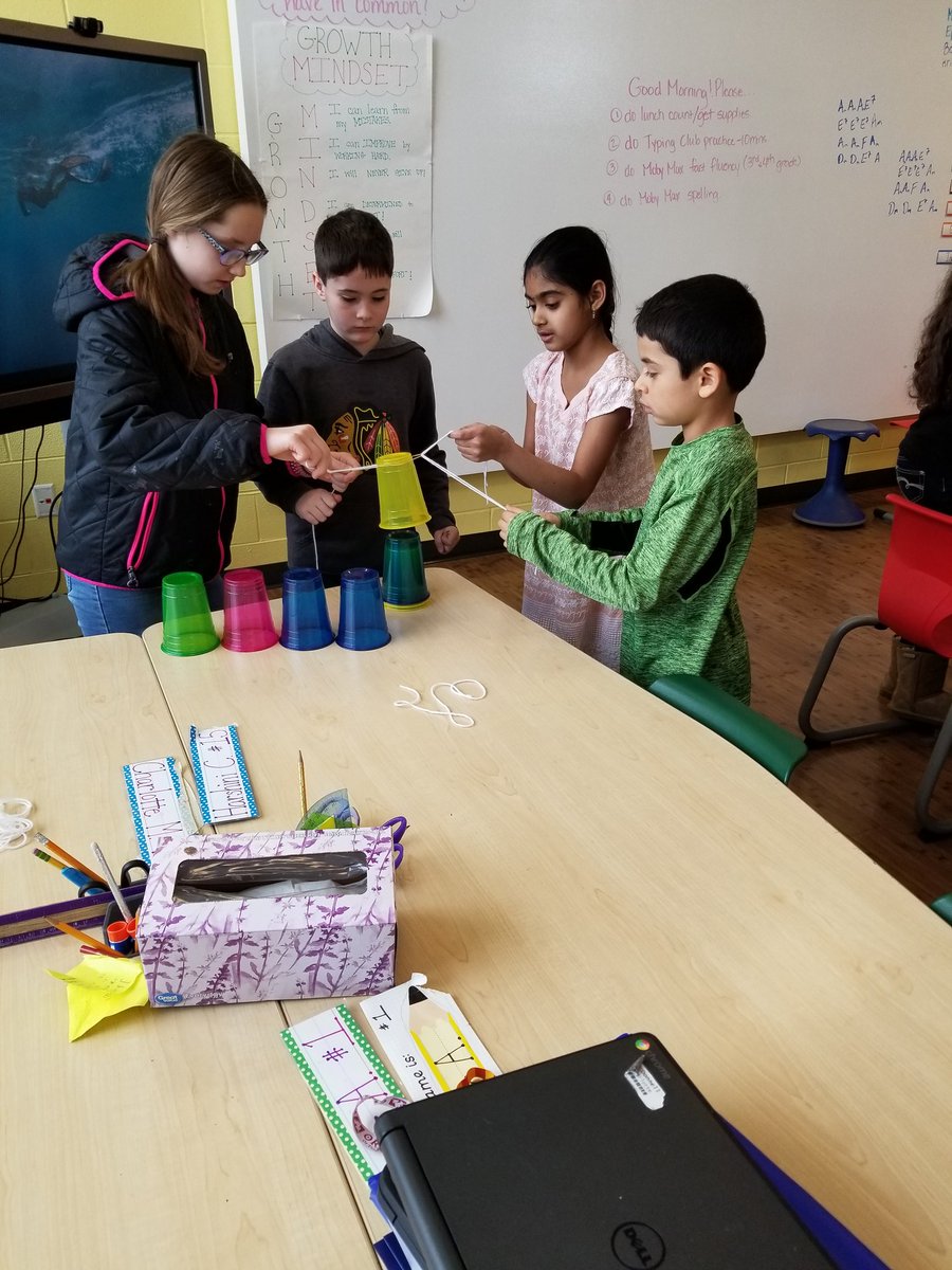 kateprichards's tweet photo. Look, Ma, no hands!! Elementary Ss @jcdsps constructing cup towers using team work but no hands!! Thanks Mrs. Howard!! #STEMeducation #teamworkmakesthedreamwork https://t.co/lGRleeZvoO