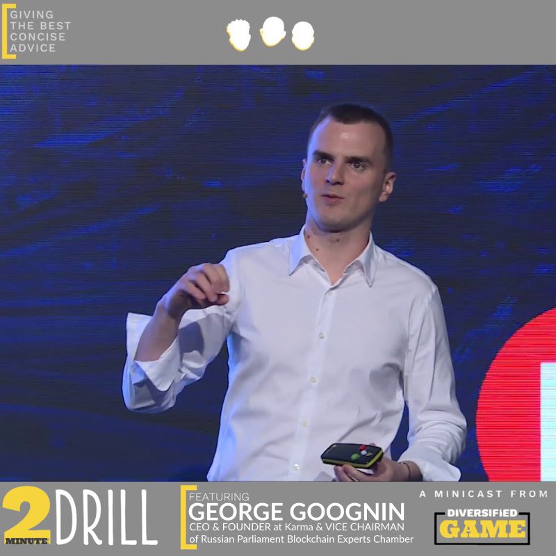 <a href="/GeorgeGoognin/">🌸George Goognin</a> “Giving the Best Concise Advice” on this episode of #2MinuteDrill, a Minicast from #DiversifiedGame • #2MD #2MDxDG #finance #cryto #crytocurrency #Russia #Blockchain 

>> 2MDpodlink.diversifiedgame.com

>> diversifiedgame.com/george-goognin…