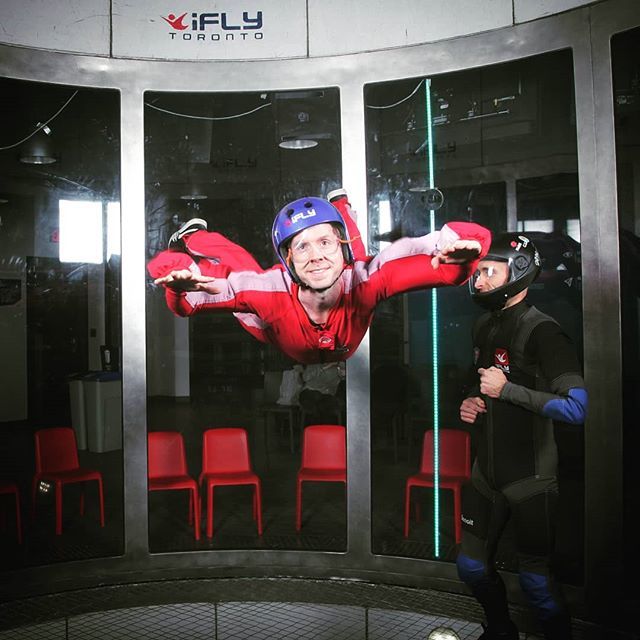 DCGU3's tweet photo. Flying high at #ifly
.
.
.
#skydiving #indoorskydiving #bodyfly #bodyflying #windtunnel #wind #jumpsuit #fun #superfun #goodtimes https://t.co/z1vX3rgMVh https://t.co/i6taLlgvuI