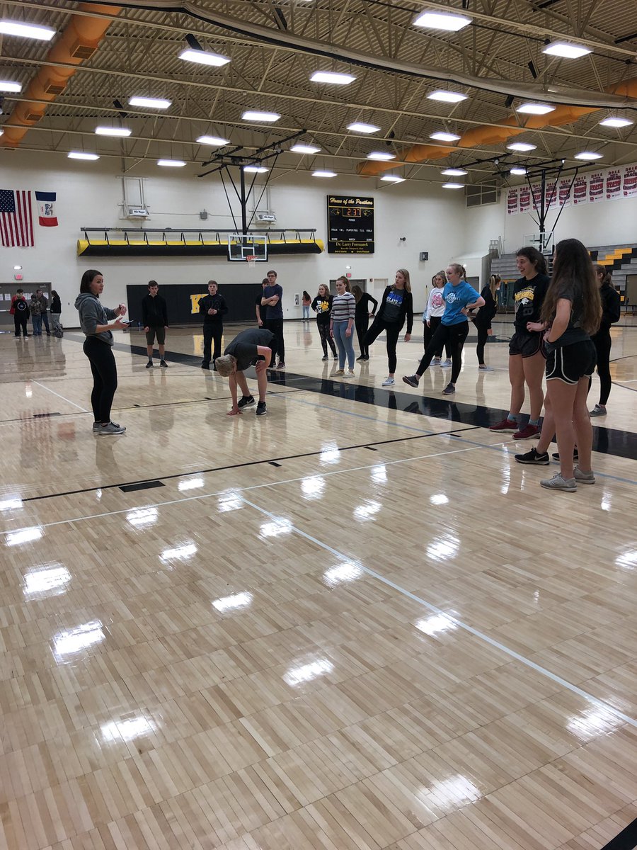 KHSGibbons's tweet image. Mollie Keitges was gracious enough to come in and talk to my A&amp;amp;P class about workouts.  She guided my students through workouts and gave them ideas for their muscle workout videos.  #learnthroughdoing @KHS_Panthers