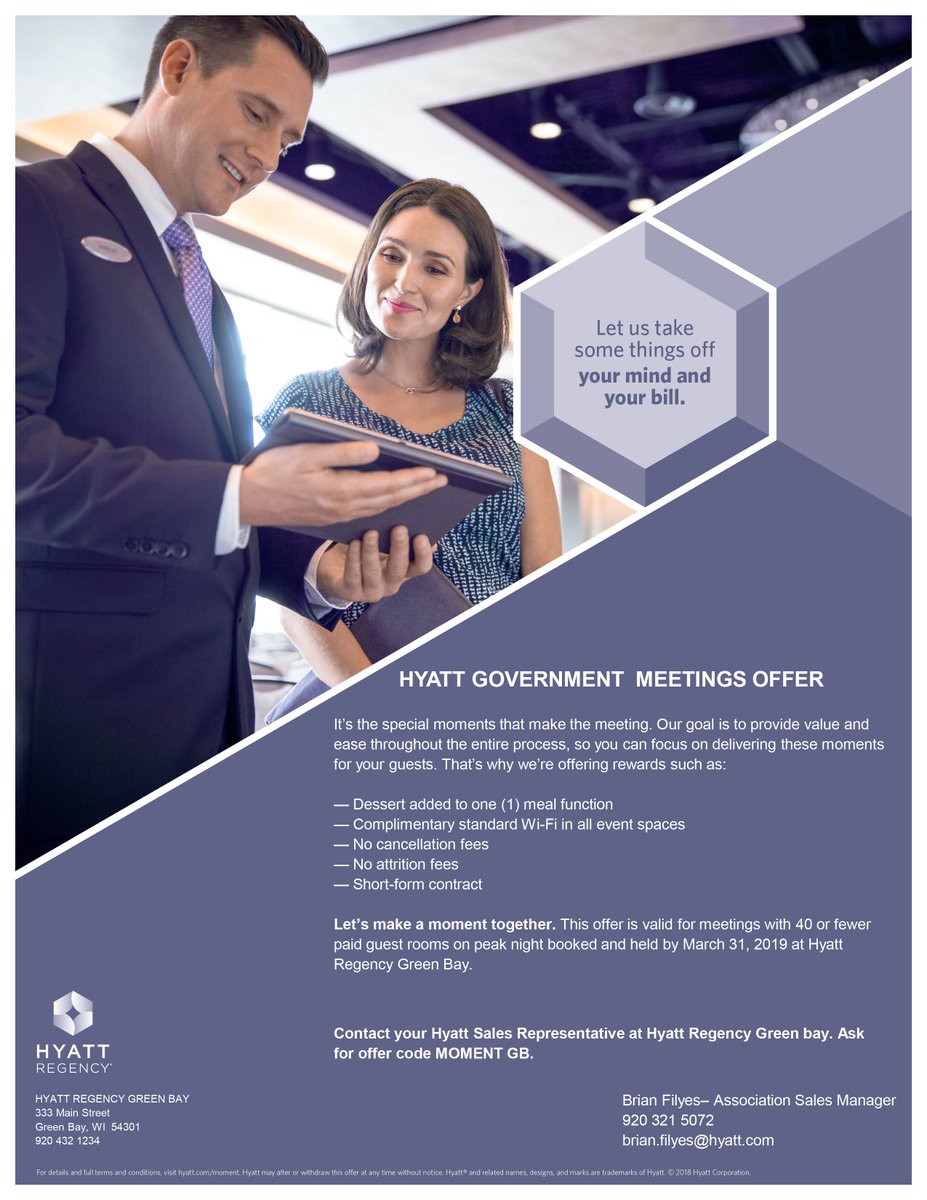 Book your government meeting between now and March 31 and receive the following rewards:
—Dessert added to one (1) meal function
—Complimentary standard Wi-Fi in all event spaces
—No cancellation fees
—No attrition fees
—Short-form contract
For more: kiconventioncenter.org/planners/