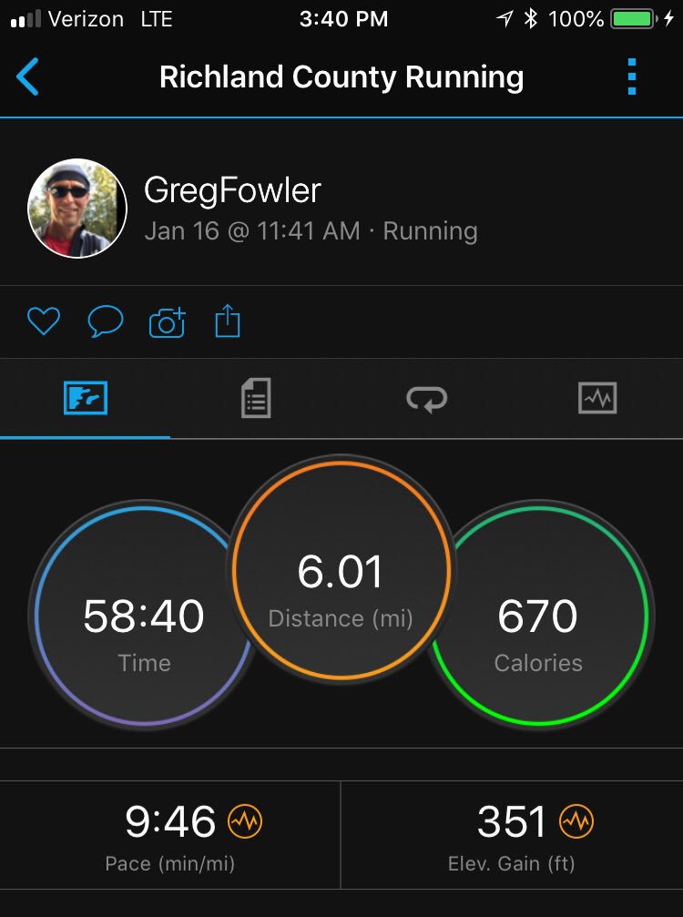 2ndHalfStronger's tweet photo. With a clear blue sky and 50 degrees F, it was a perfect day for #runch in South Carolina. Hated to go back to my desk but, alas, running doesn’t pay the bills. #running https://t.co/tsSi78y73u
