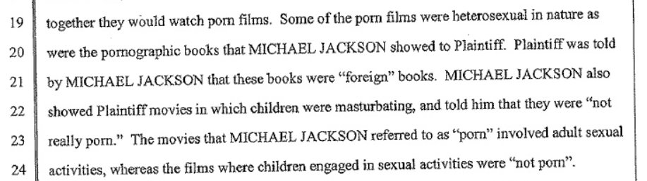 The exact same lie is in Safechuck's lawsuit. Here's Safechuck says Jackson showed him "foreign books". In Gutierrez's book it's "foreign themes" movies. Coincidence?