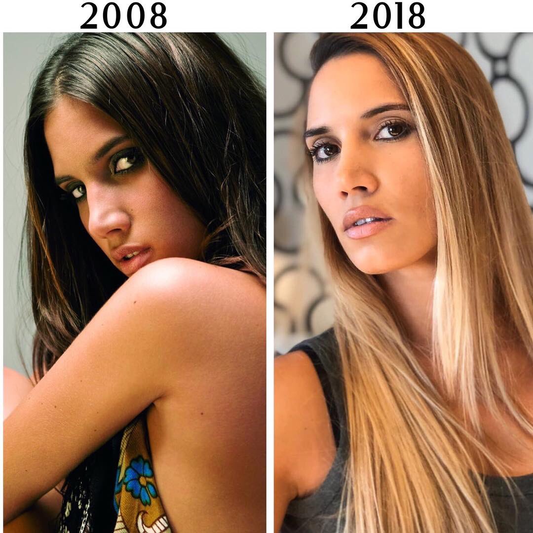 Morena Rt o Rubia Mg??? #10yearchallenge