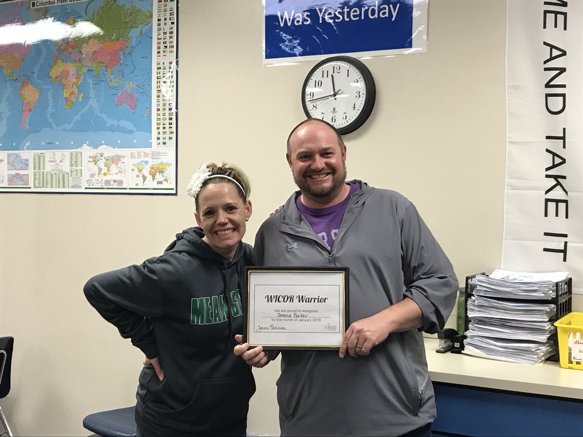 pav_mrs's tweet image. Congratulations, Coach Parker, for being the January WICOR Warrior! Students are gaining a great understanding of Social studies through the awesome collaborative strategies you’re using! @CMSColtsAvid @CmsColts #cmscoltsAVID #TeamCMS