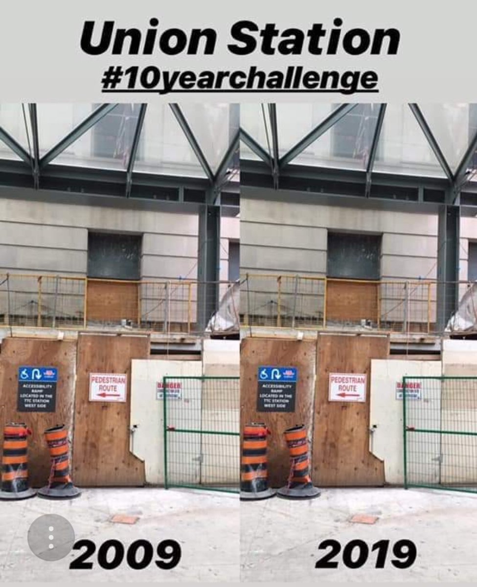 The best and most accurate #Toronto-themed #10yearchallenege I've seen. I anticipate 2029 will be the same. [s/o to @blackboysblush for sharing this)]