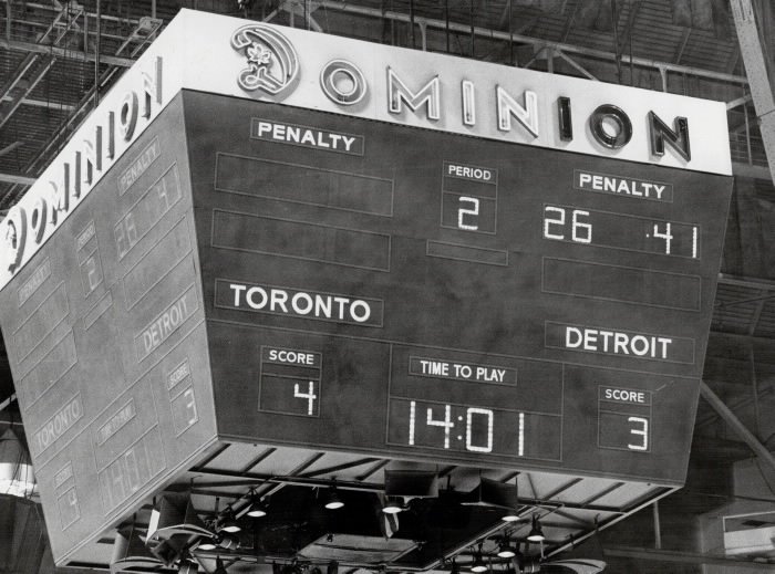 Vintage Scoreboards on Twitter "Scoreboards from Maple Leaf Gardens and the Montreal Forum