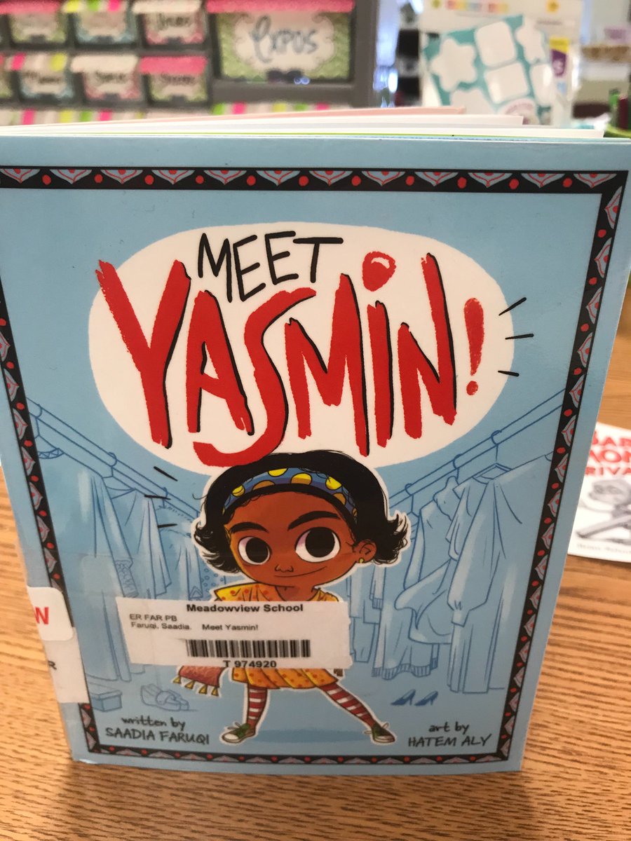 MrsOri1stgrade's tweet photo. #classroombookaday #85 was Meet Yasmin! The kids loved reading about the adventures of Yasmin. It was also a great book to inspire the kids to use their imagination more. We hope to read more about Yasmin soon! @SaadiaFaruqi #mv_reads #mockgeisel https://t.co/NsCS0gigQW
