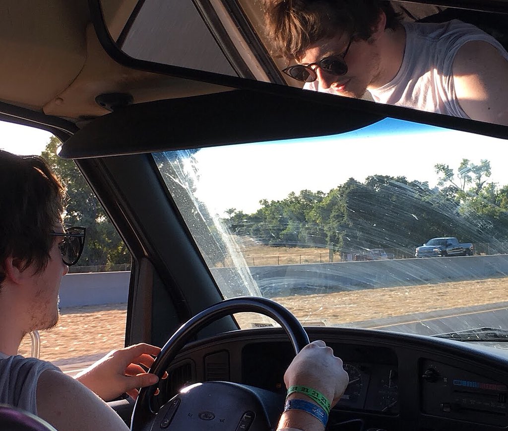 thepigeonpack's tweet image. #wednesdaywisdom Reduction of glare is more important than how you look in someone else’s shades. #diy #diynot #tour #tourlife #ontour #bus #buslife #driving #diesel #wecandoit #touring #Music #indiemusic #indieband #localmusic #supportlocalmusic #musico #indiemusician #offstage