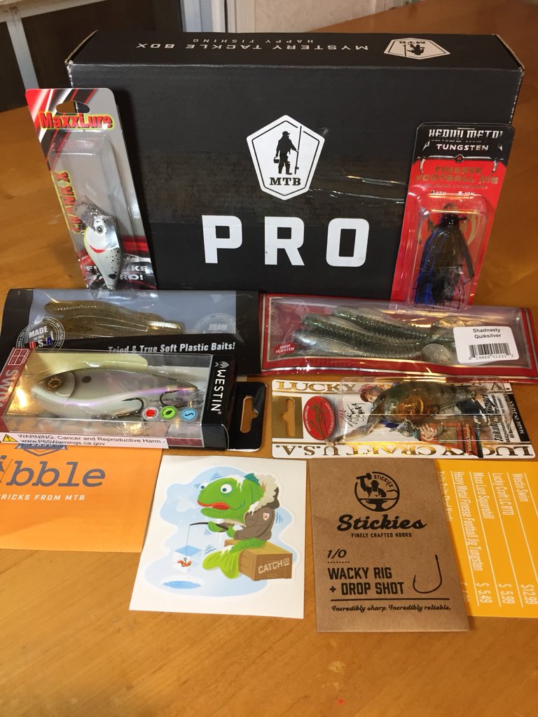 tstephens020908's tweet photo. January #mtbpro unboxing is up on my #youtube channel “Backwoods Raised” I love @MysteryTackleBx I can’t wait to put these baits to use and catch some biggins https://t.co/GgYDx1rcsK