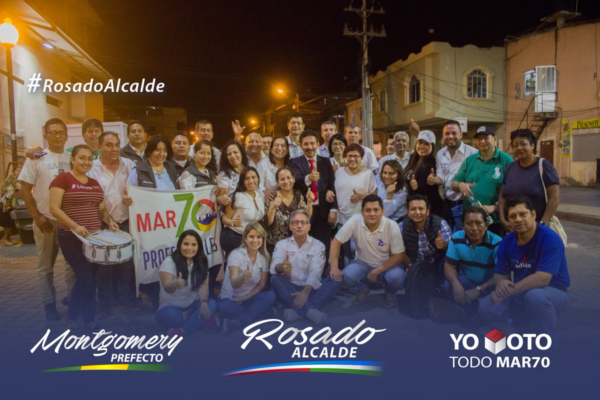 Seguimos #TocandoPuertas #Machala ha despertado y ha decidido apoyar nuestro proyecto político, porque es el más coherente para rescatar el municipio y ponerlo a disposición de nuestro pueblo #RosadoAlcalde