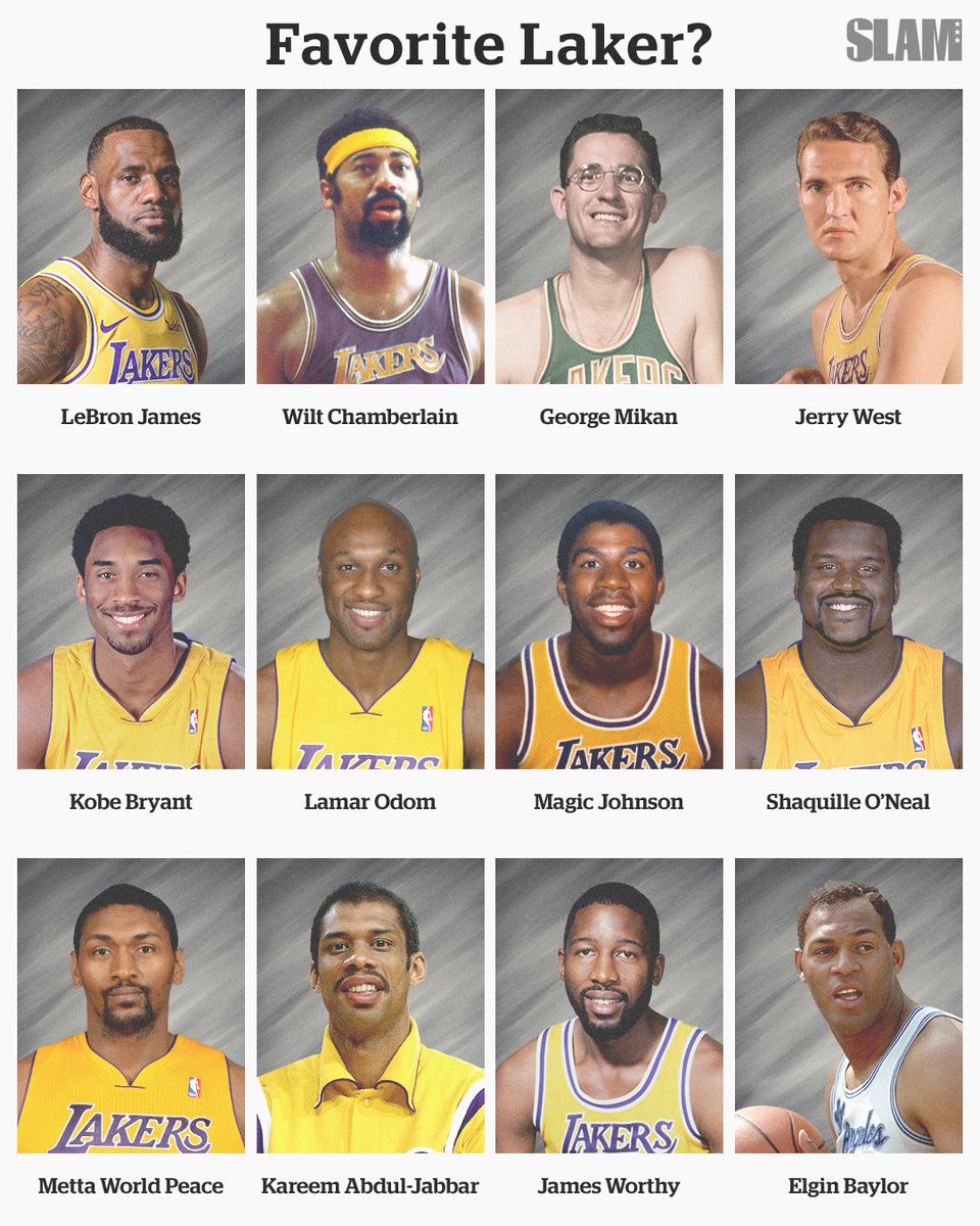 SLAMonline's tweet image. So many legends. Who's your favorite Laker?