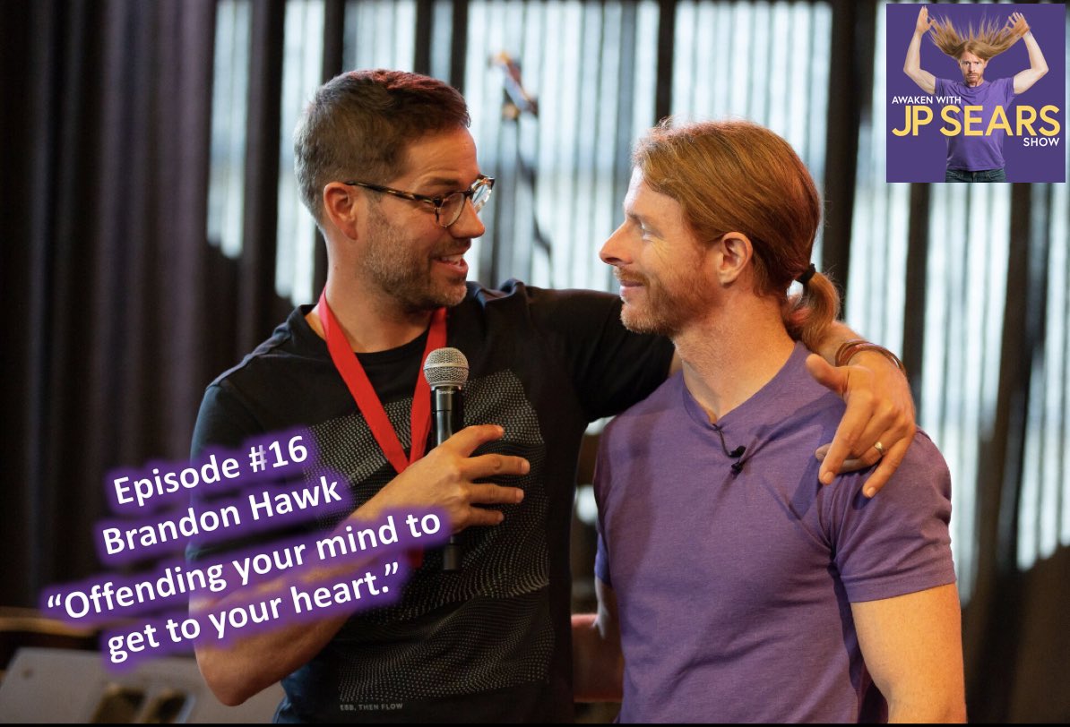 AwakenWithJP's tweet photo. Offending your mind to get to your heart! This is the topic on hand on the latest podcast episode with @Brandon__Hawk. And if I might say so myself itβs on point like a samurai sword π‘
#AwakenedWednesday #PodcastAF
https://t.co/J4ydL2fr6y https://t.co/9I9GkCKX1g