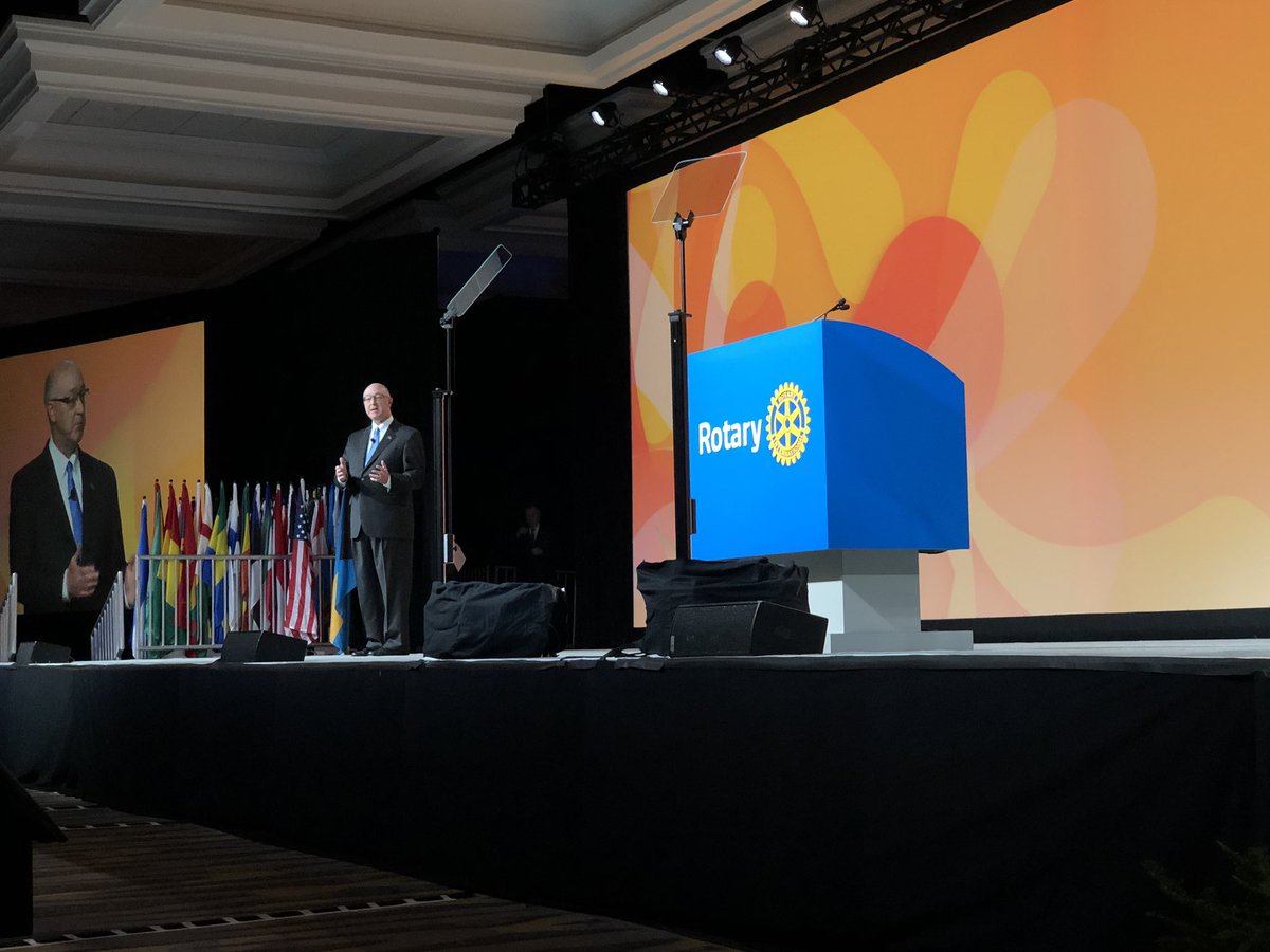JohnHewko's tweet photo. “In #Rotary, connections often lead to partnerships, which lead to projects. Projects that change lives in communities all around the world.” - Larry Lunsford https://t.co/W90sxGlavD