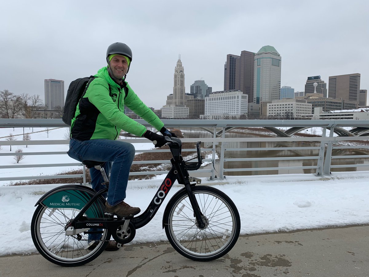 CoGoBikeShare's tweet photo. The CoGo Bike Share team has welcomed Chet as our new Market Manager! Get to know him, his goals as Market Manager, and some quirky facts about him over at our blog, https://t.co/5NPtO2iGQX. 
#asseenincolumbus #columbus #cbus #smartcbus #expcol #CoGoBikeShare #bikeshare https://t.co/fXAS53ktkz