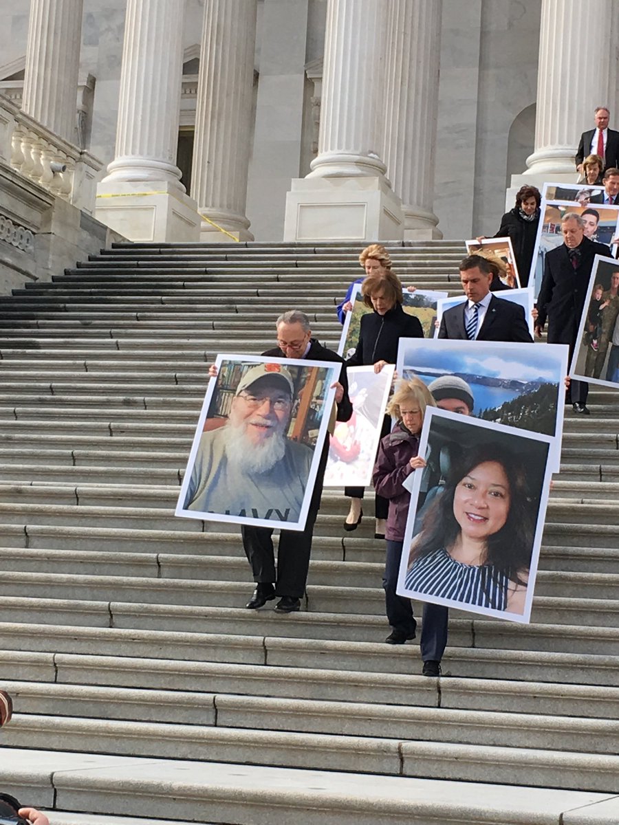 After refusing to meet with Angel Moms, Democrats hold pictures of government workers