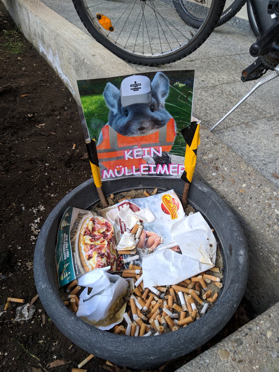 swangolini's tweet photo. i did a thing #activism #TrustMeImAGarbageMan https://t.co/LDk7ogvQjK