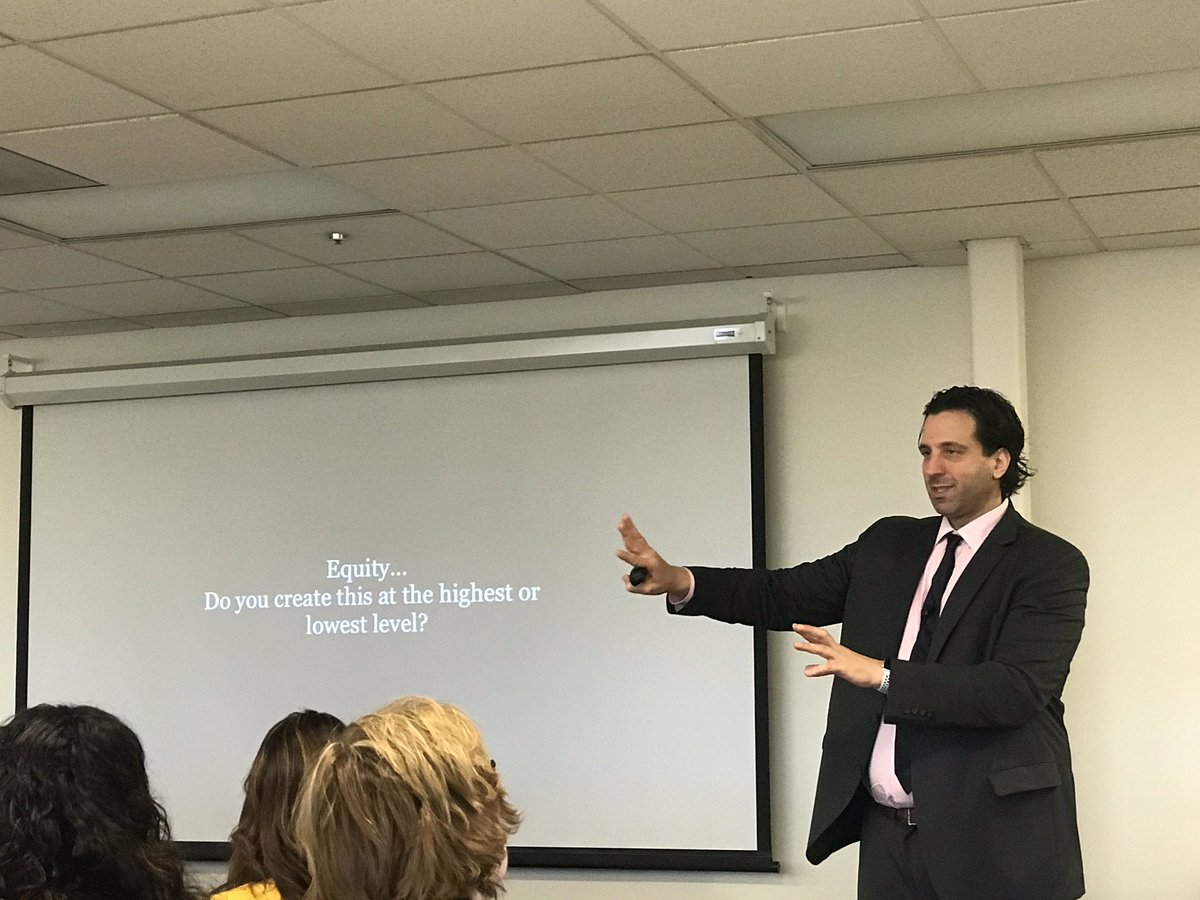 amydownsamy's tweet image. “Equity- Do you create this at the highest or lowest level?” Learning with @gcouros today!  #VisaliaUSD #VisaliaEdTech