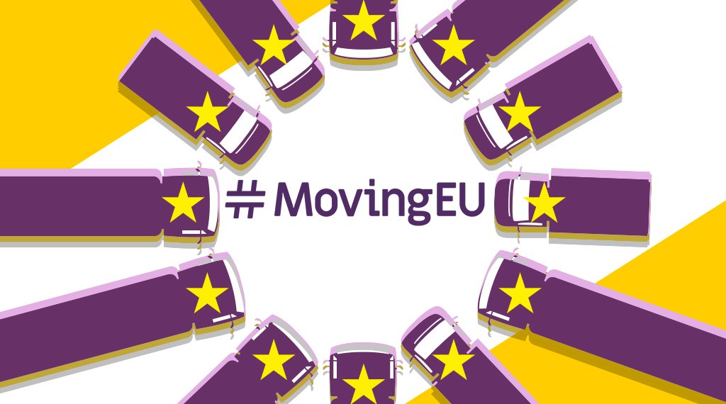 MovingEU's tweet photo. Truck 🚚 drivers keep the #EU moving, building trade and bridges between #east #west. Let’s work for a fair #mobilitypackage for all. Divided #EU means a uTurn for #socialconvergence. @AndreyNovakov @elukacijewska https://t.co/fymXYhaYPN