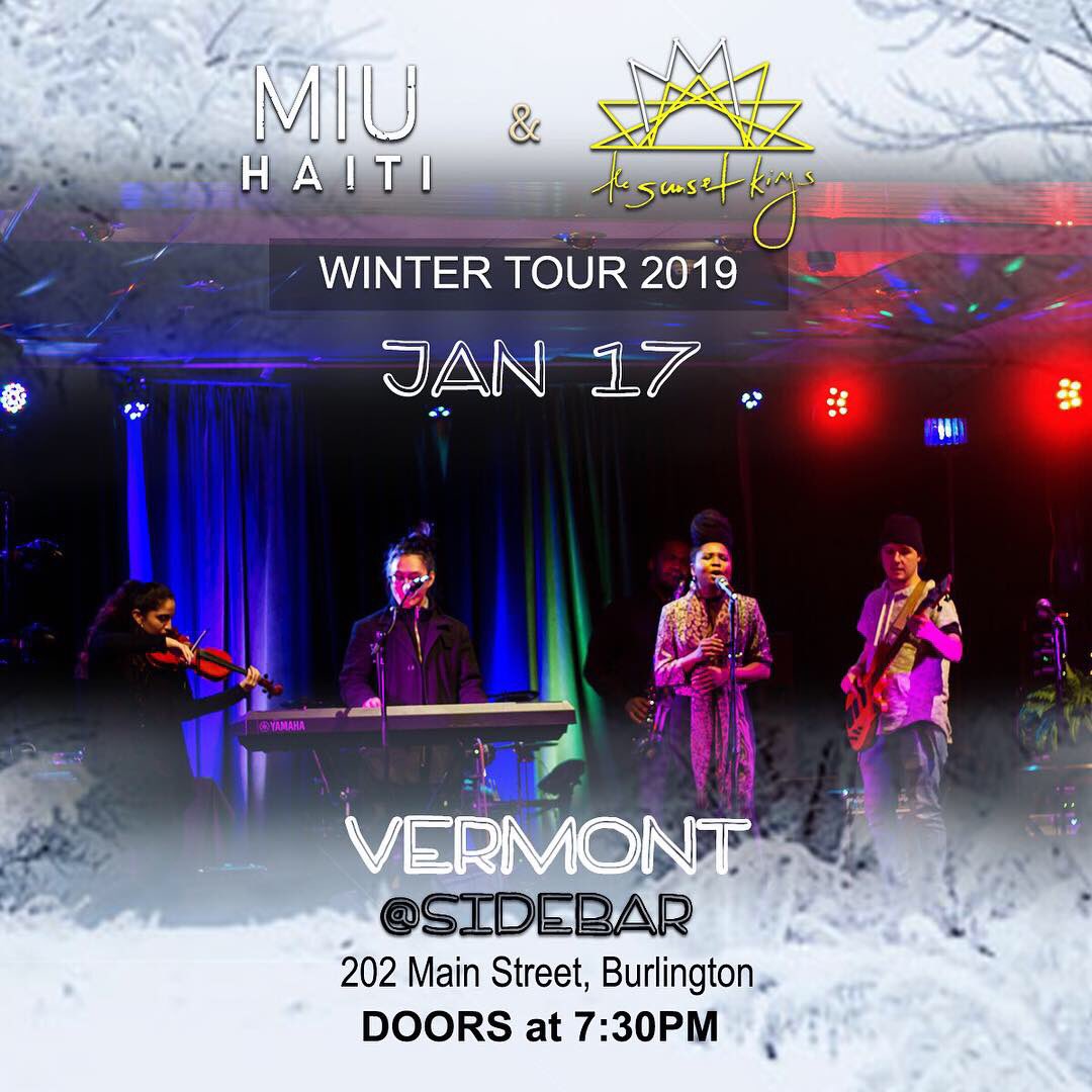 PHAHIDATO's tweet photo. ❄️Winter Tour❄️ with @miuhaiti & @thesunsetkings at @sidebarvt hosted by @helefest2019
#miuhaiti #thesunsetkings #helefest #burlingtonvt #vermont #bostonmusic #bostonmusicscene #bostonsinger #bostonartist #bostonband #indieband #musicfusion #alternativepop #genrebending https://t.co/PF1MHdKG4k