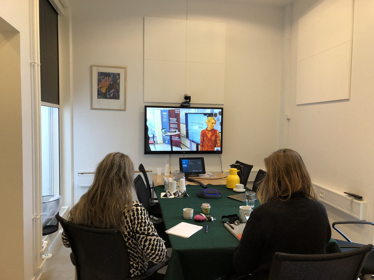 Today our PhD and PostDoc network SCEPPS for the first time participated in an activity held by #Philoteket in Odense via a video-connection. Hopefully there are more events like this to come @SEBE_SDU #sduEsbjerg #SCEPPS #phdlife