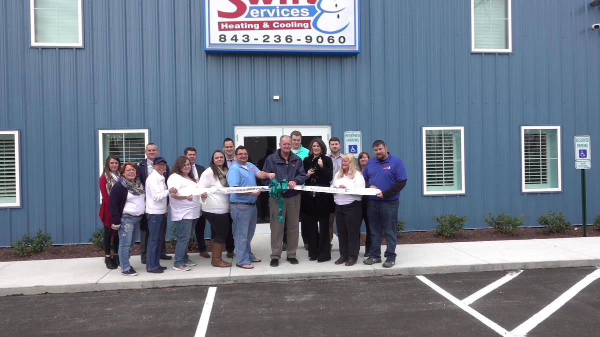 SwiftHVAC's tweet image. Celebrating the Grand opening of our New Building!! Thank you @ConwayChamber  #MarketCommons #FollowTheSnowmanSC #Chamber #GrandOpening