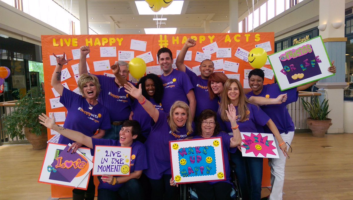 livehappy's tweet image. The International Day of Happiness is just two months away! Be the change you want to see in this world and create a Happiness Wall at your local school, business or public space! #HappyActs #LiveHappy happyacts.org
