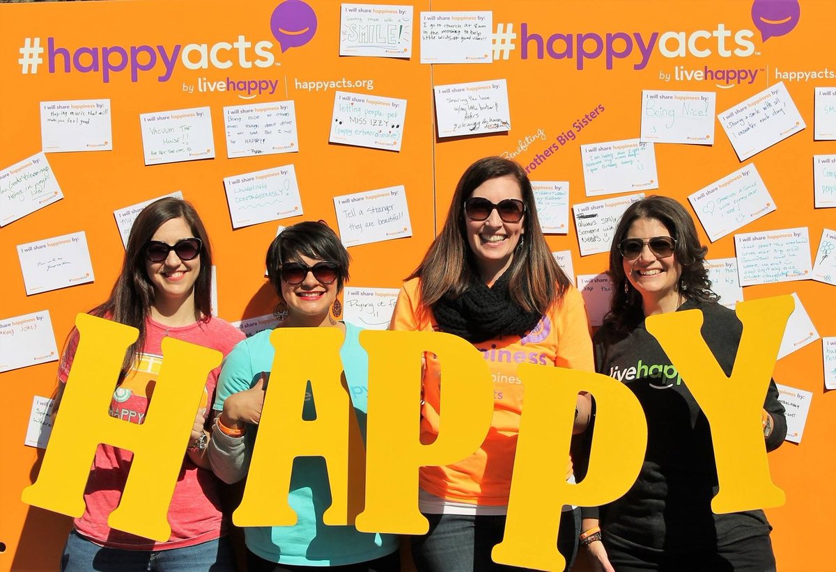 livehappy's tweet image. The International Day of Happiness is just two months away! Be the change you want to see in this world and create a Happiness Wall at your local school, business or public space! #HappyActs #LiveHappy happyacts.org