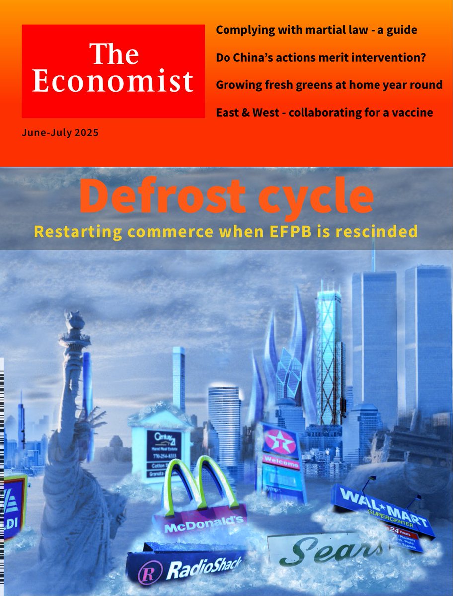 Defrost the #vaporwave and visit a world returning from the brink // @TheEconomist 2025.6 // #pandemic #Apocalypse #NYC // #sciencefiction #paralleluniverse
