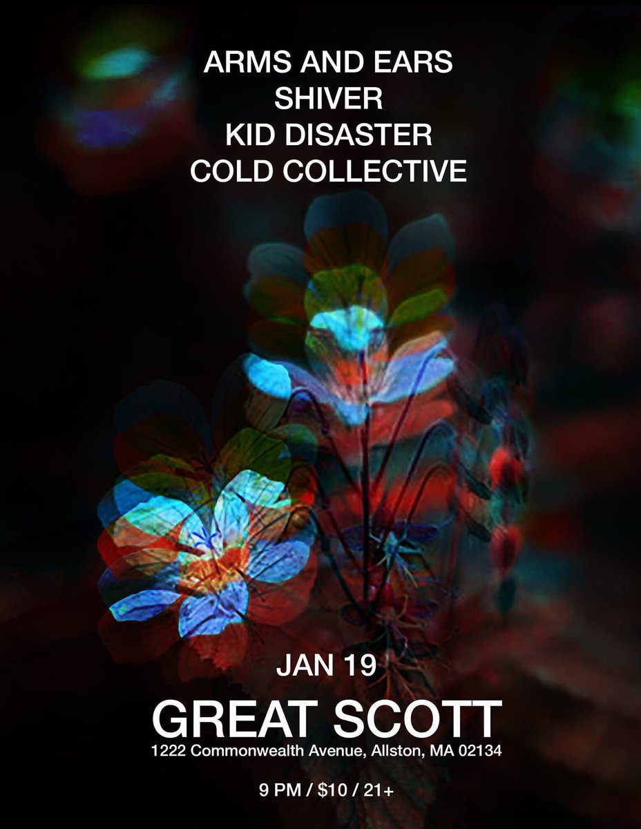saturday night at great scott in allston! <a href="/cold_collective/">COLD | COLLECTIVE</a> has been added to the lineup as well 🤠