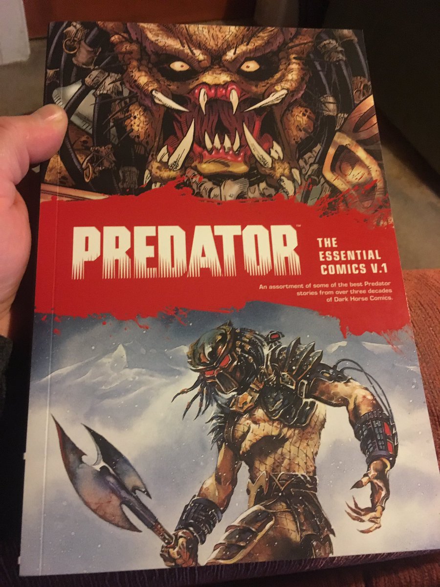Just finished this #PredatorEssentialcomics vol1 from @DarkHorseComics . By @MarkVerheiden and @Ron_Randall and #chrisWarner . A fun read. #Predator #GraphicNovel #Book #Comic .