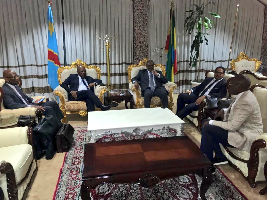 StanysBujakera's tweet photo. #AddisAbbaba Réunion consultative sur la situation en #RDC : VPM She conduit la délégation avec Amb @kikayabinkarubi , @jcmokeni , Amb Bene Mpoko & Ngandu #Congo https://t.co/pJW7IoMQyI