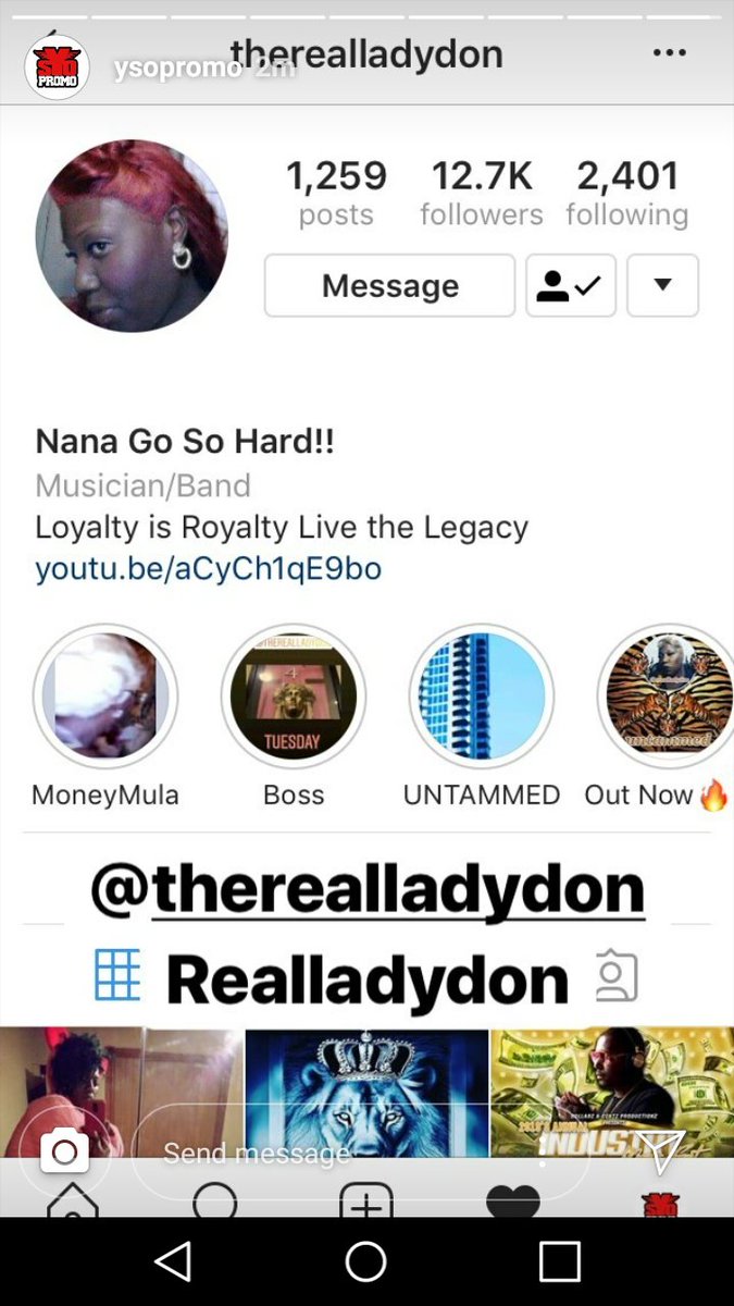 Therealladydon7's tweet image. #Checkmypage @Therealladydon #Instagram