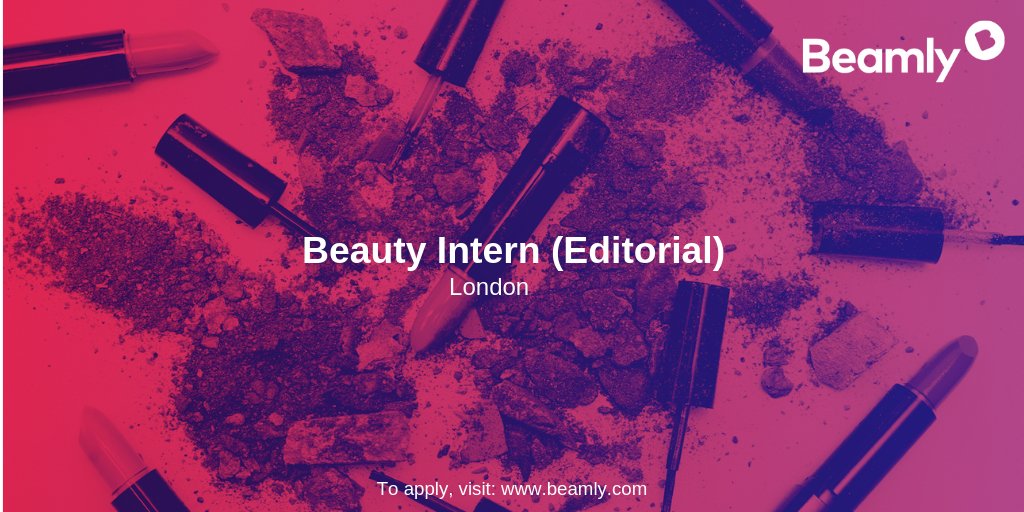 Beamly2222's tweet photo. Are you a budding beauty writer with a passion for social media? We would love for you to join our vibrant team of copywriters, designers, producers, directors, art directors and media specialists. Apply at https://t.co/fgA7k1VngT

#beauty #advertising #joinus #creativewriting https://t.co/wFiOtqdJMx