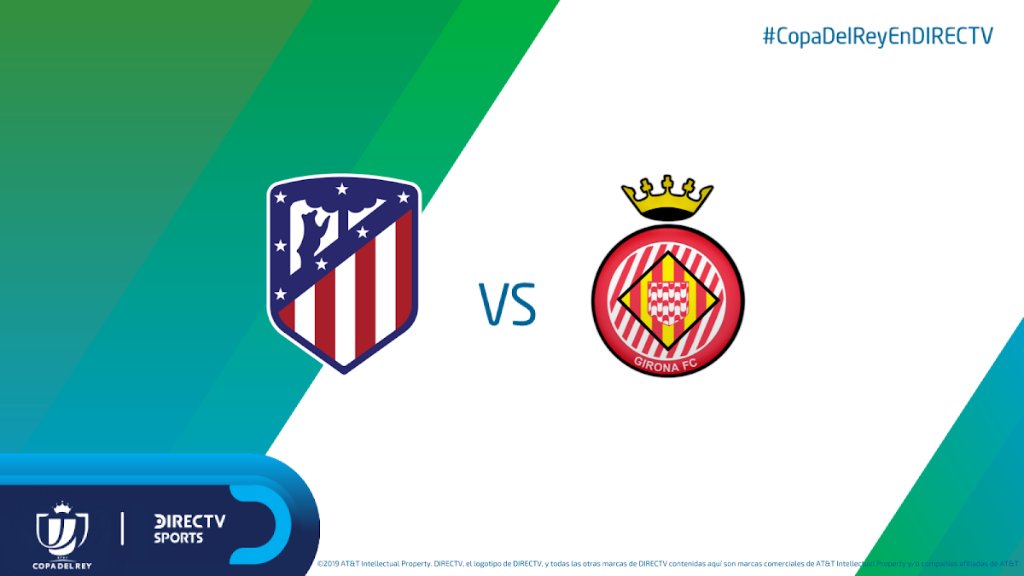 #CopaDelReyEnDIRECTV 🏆🇪🇸 ¡AHORA! Atlético de Madrid va en busca de la clasificación ante Girona (Global: 1-1).
Síguelo por los C610/1610HD y DIRECTV Play http://link.dtvla.com/e907261e
